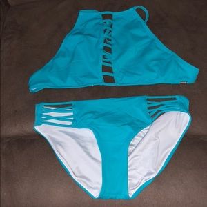 PINK Turquoise 2 Piece Swim